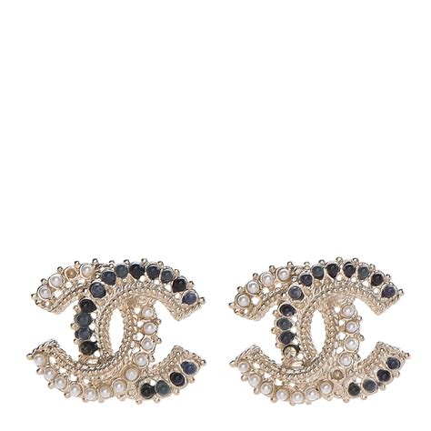 dainty chanel earrings